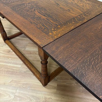 Antique Wilhelminian Extending Dining Table in Oak-ALF-2033483