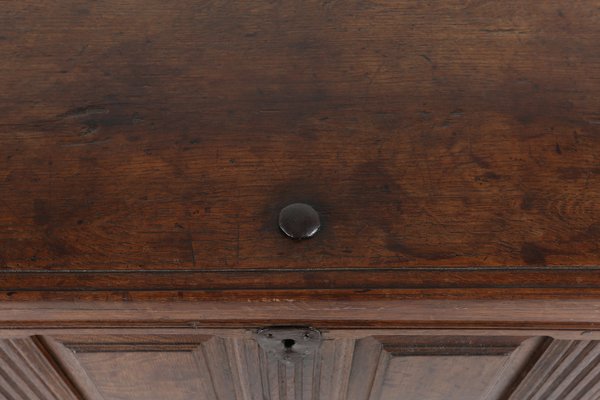 Antique William III Oak Linen Chest Trunk, 18th Century-YSY-1107355