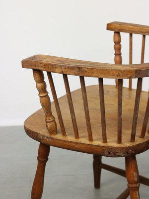 Antique Windsor Chairs with Low Back, Set of 2-HGJ-1318632