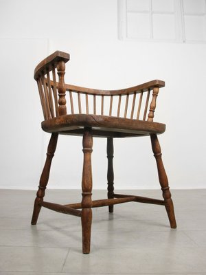 Antique Windsor Chairs with Low Back, Set of 2-HGJ-1318632