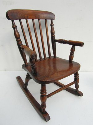 Antique Windsor Children's Rocking Chair, 1850-EA-1796620