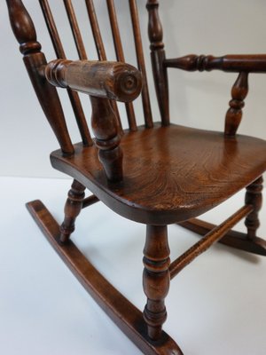 Antique Windsor Children's Rocking Chair, 1850-EA-1796620