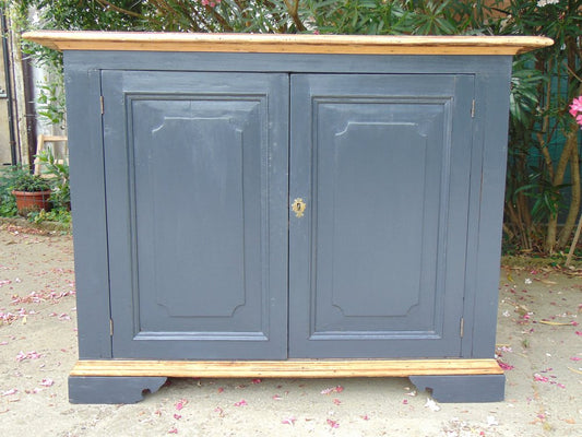 Antique Wood Credenza