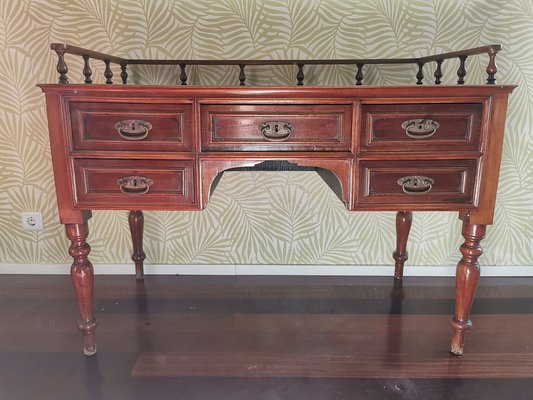 Antique Wood Desk-GEL-1191281