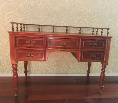 Antique Wood Desk-GEL-1191281