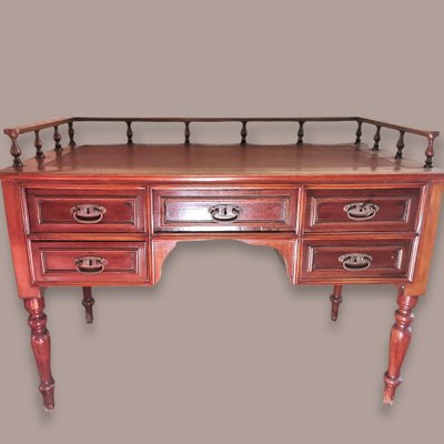 Antique Wood Desk-GEL-1191281