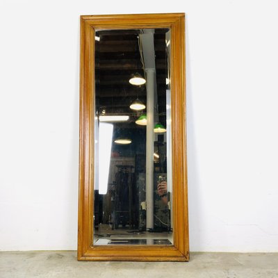 Antique Wood Frame Mirror-LCQ-1343983