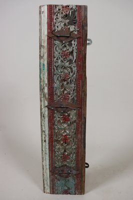 Antique Wood Handcarved Wall Coat Rack, 1890s-UZN-1804127