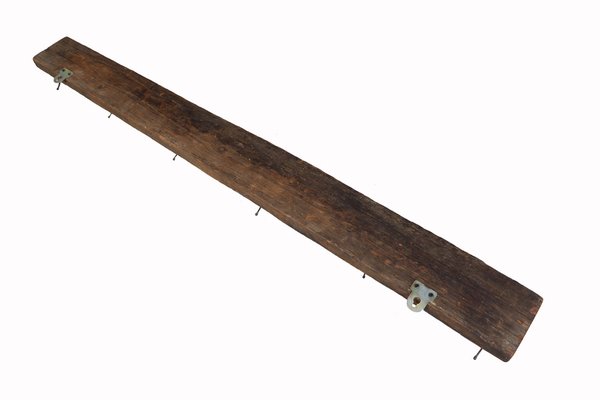 Antique Wood Handcarved Wall Coat Rack, 1890s-UZN-1804118