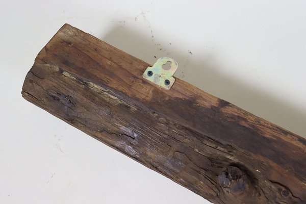 Antique Wood Handcarved Wall Coat Rack, 1890s-UZN-1804120