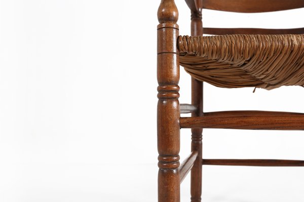 Antique Wooden Armchair, 1900s-YSY-1143379