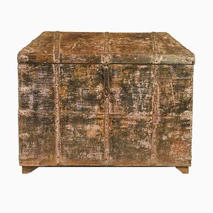 Antique Wooden Chest, 1920s-NQ-654000