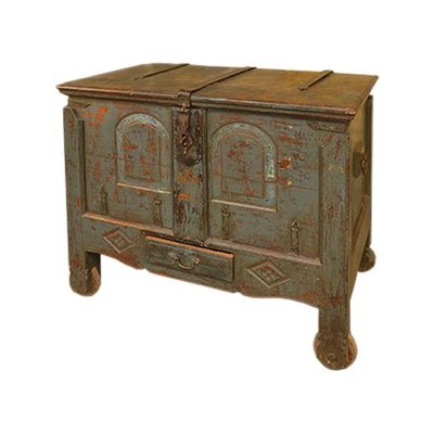 Antique Wooden Chest-NQ-624679