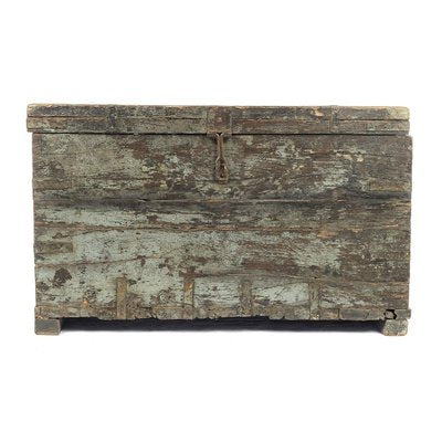 Antique Wooden Chest-NQ-653984