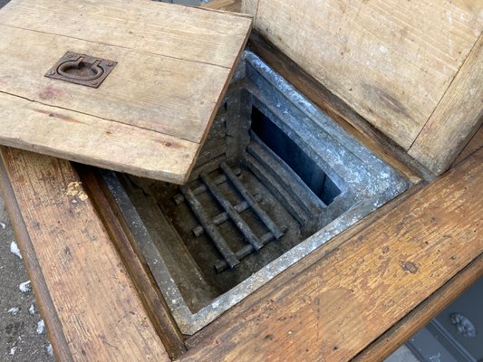 Antique Wooden Cooler, 1900s-GQM-848069