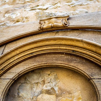 Antique Wooden Front Door, Late 19th Century-VEI-2021286