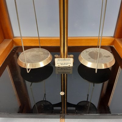 Antique Wooden Glass Pharmacy Scales, 1890s-PWG-2027130