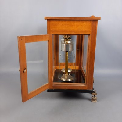 Antique Wooden Glass Pharmacy Scales, 1890s-PWG-2027130