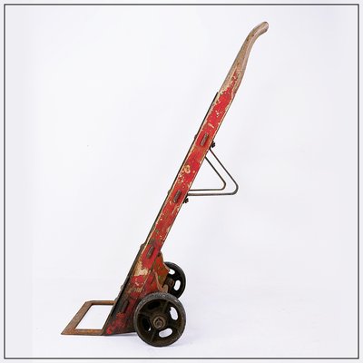 Antique Wooden Hand Truck-NYF-2018938