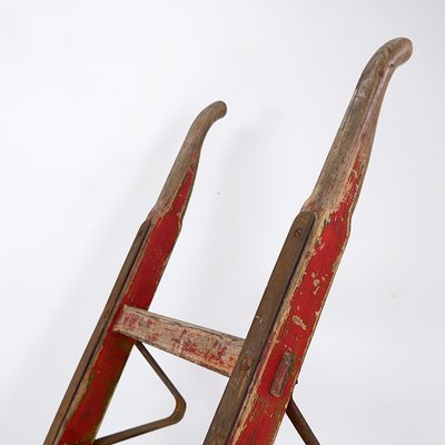 Antique Wooden Hand Truck-NYF-2018938