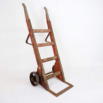 Antique Wooden Hand Truck-NYF-2018938