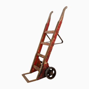 Antique Wooden Hand Truck-NYF-2018938