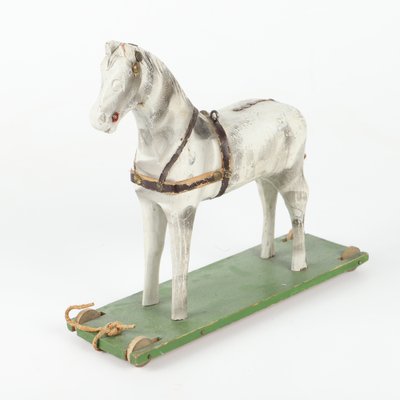 Antique Wooden Horse, 1900s-VAP-986719