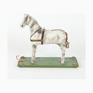 Antique Wooden Horse, 1900s-VAP-986719