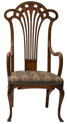 Antique Wooden Liberty Armchairs, Set of 2-ZCI-751976