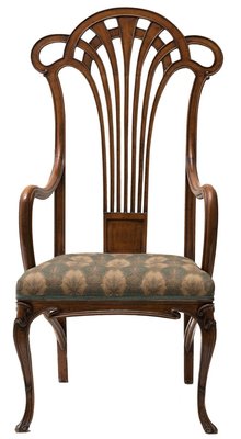 Antique Wooden Liberty Armchairs, Set of 2-ZCI-751976