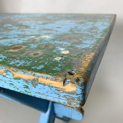 Antique Wooden Side Table with Original Patina, 1910s-TZ-778316