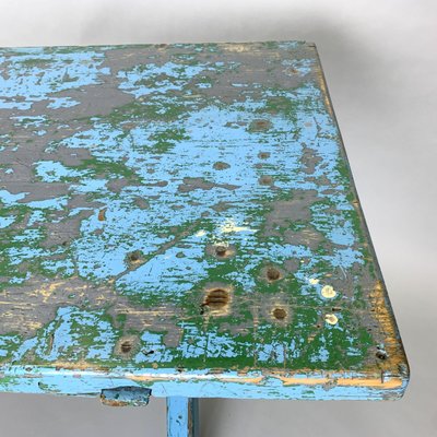 Antique Wooden Side Table with Original Patina, 1910s-TZ-778316