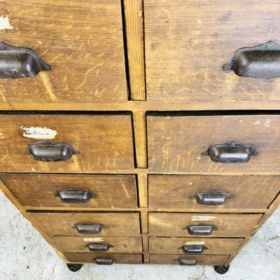 Antique Workshop Chest of Drawers-LCQ-1362806