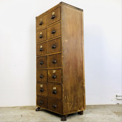 Antique Workshop Chest of Drawers-LCQ-1362806