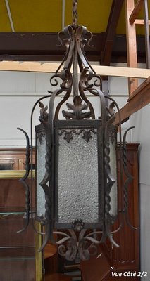 Antique Wrought Iron Landing Lantern-RVK-605952