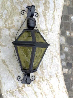 Antique Wrought Iron Lantern Wall Light-ZFY-1789285