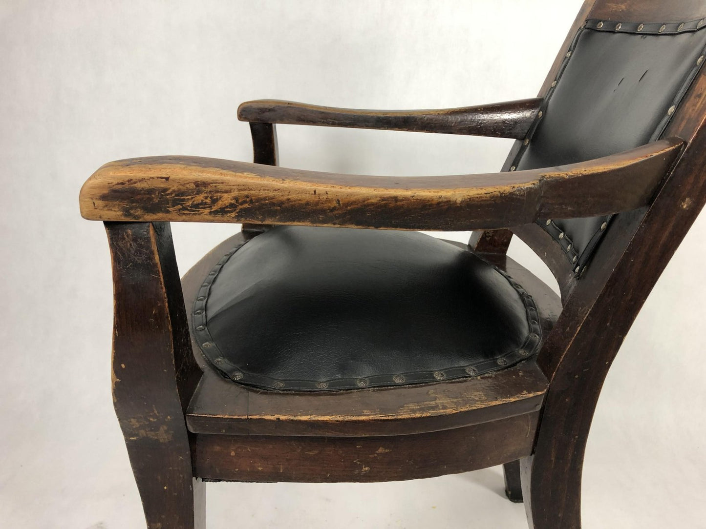 Antique XIX Century Wooden German Dental Chair