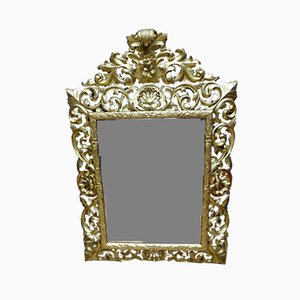 Antique XIX Golden Wood Mirror-WSV-605332