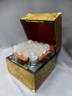 Antique XIX Liquor Cellar Set-WSV-605286