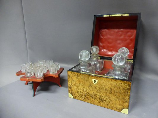 Antique XIX Liquor Cellar Set-WSV-605286