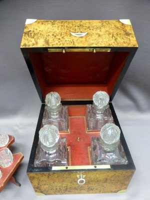 Antique XIX Liquor Cellar Set-WSV-605286