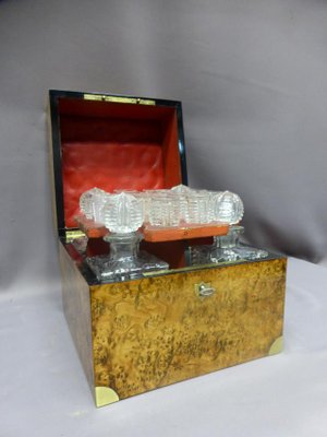 Antique XIX Liquor Cellar Set-WSV-605286