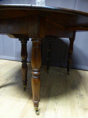 Antique XIX Mahogany Extendable Table-WSV-605313