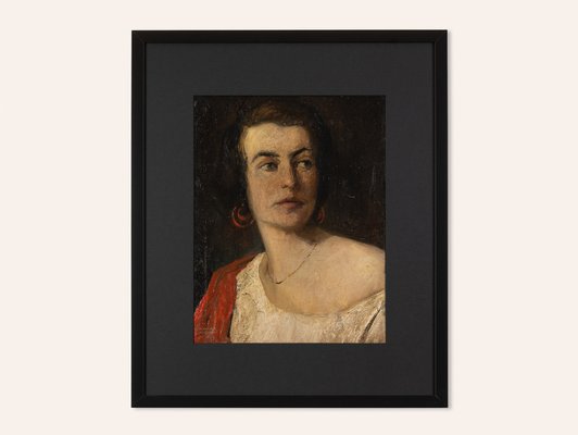 Anton Müller-Wischin, Sitta, 20th-Century, Oil on Canvas, Framed-GPP-1029286