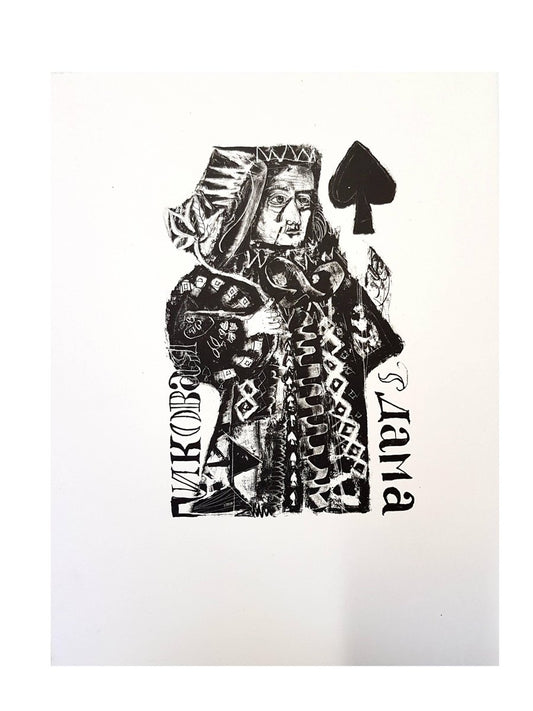 Antoni Clavé - Original Lithograph - For Pushkin's Queen of Spades 1946