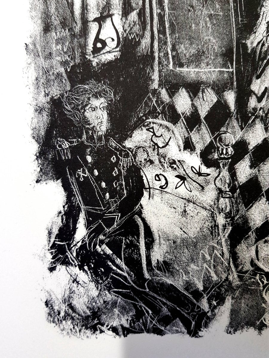 Antoni Clavé - Original Lithograph - For Pushkin's Queen of Spades 1946