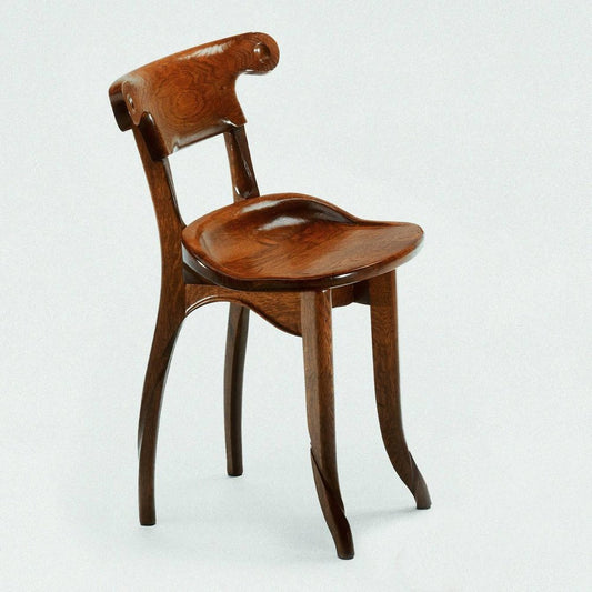 Antoni Gaudi, Jugendstil, Solid Oak Batllo Spanish Chair