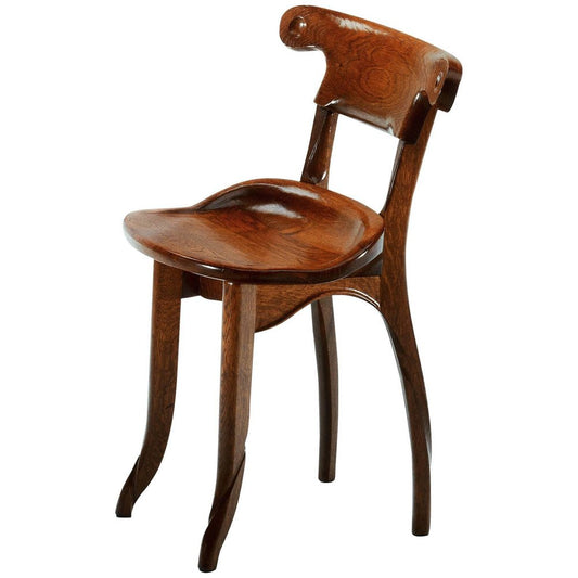 Antoni Gaudi, Jugendstil, Solid Oak Batllo Spanish Chairs