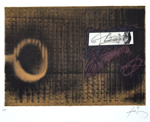 Antoni Tàpies, L'Etiquette, Lithograph, 1979-ZCI-1770169