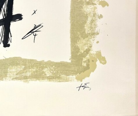 Antoni Tapies, The Letter A, Original Lithograph, 1976-NRC-1705919